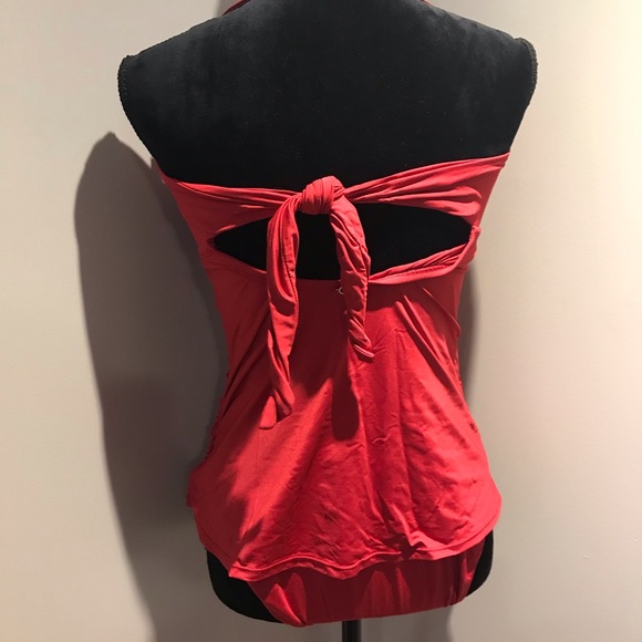 Wine  - One piece swimsuit - Picture 4 of 6